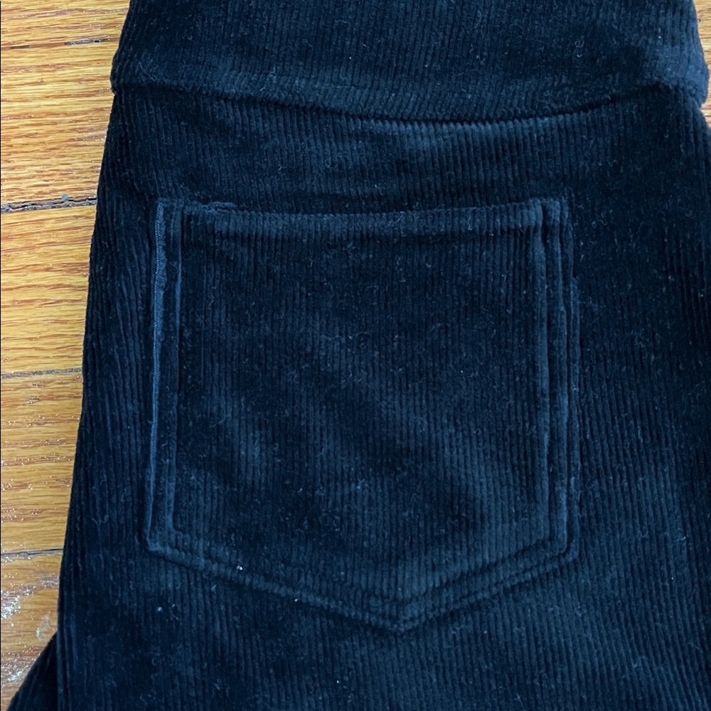 Spanx Corduroy Leggings Black Size M - Picture 3 of 6